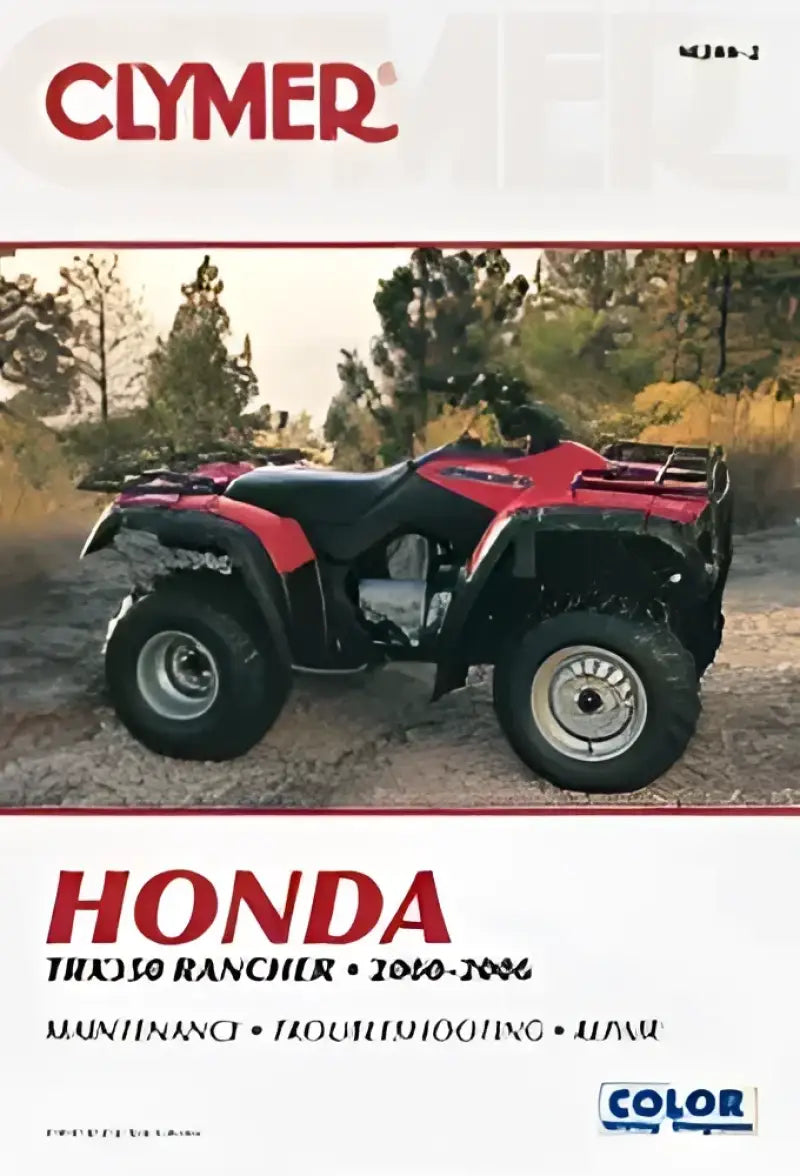 CM2002 Clymer Repair Manual Hon Trx350 Rancher