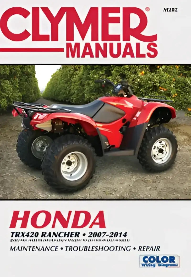 CM202 Clymer Repair Manual Hon Rancher