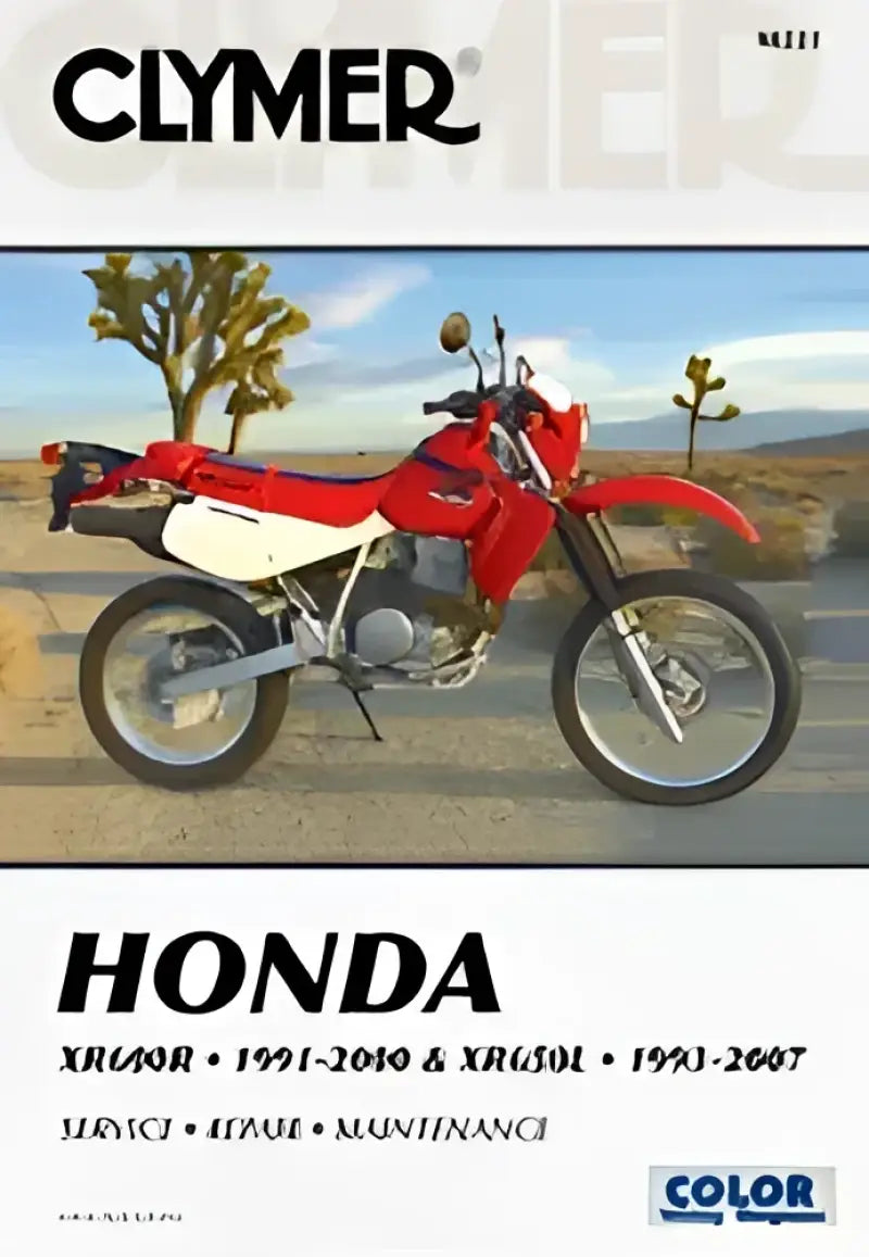 CM221 Clymer Repair Manual Hon Xr600R/Xr650L
