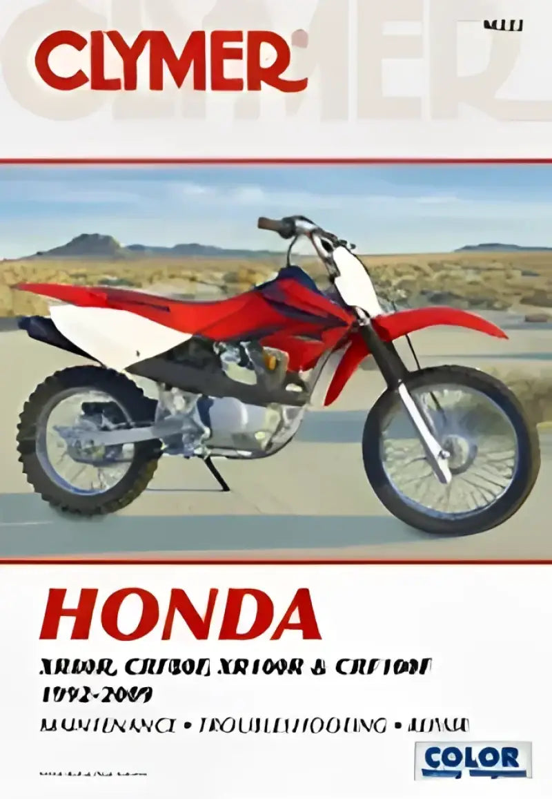 CM222 Clymer Repair Manual Hon Xr80R/Cr/F