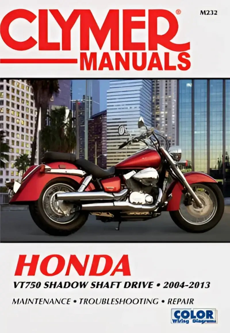CM232 Clymer Repair Manual Hon Vt750 Shaft