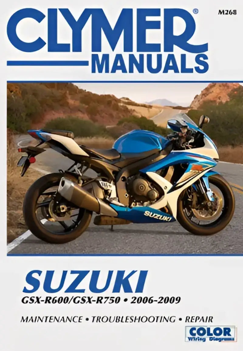 CM268 Clymer Repair Manual Suz Gsx-R600/750