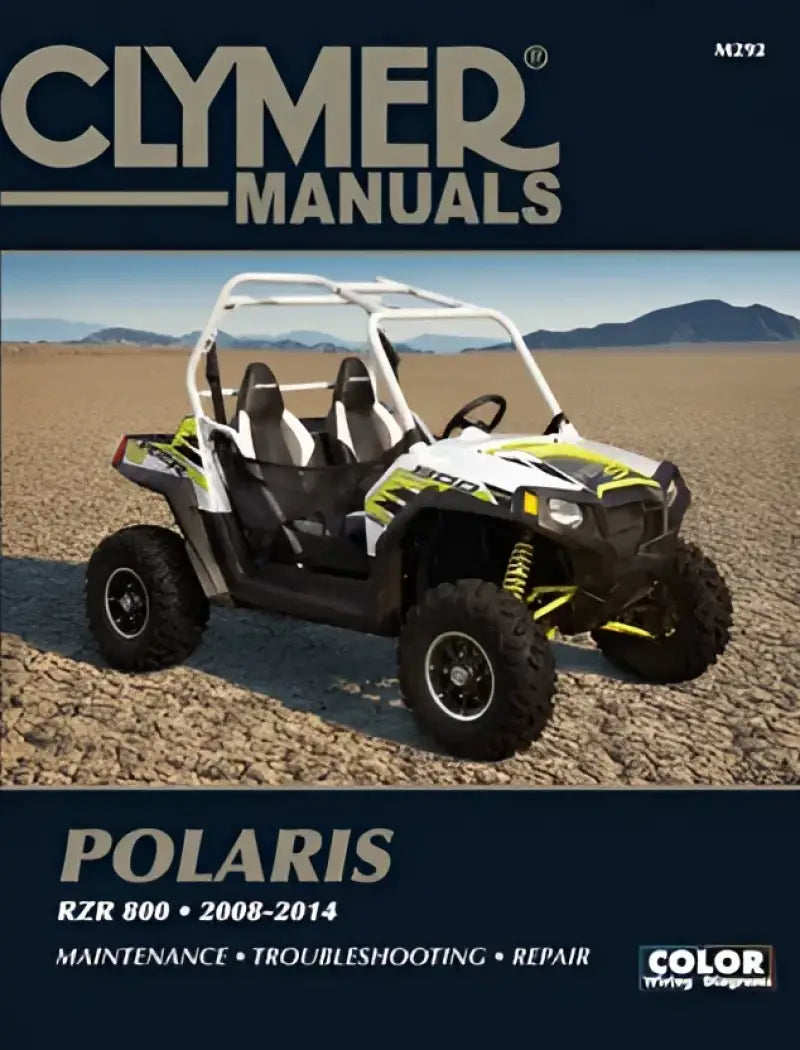CM292 Clymer Repair Manual Polaris Rzr800