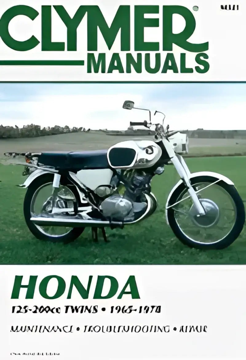 Clymer Repair Manual for Honda 125-200Cc Twins 1965-1978 - Maintenance Troubleshooting Repair Guide