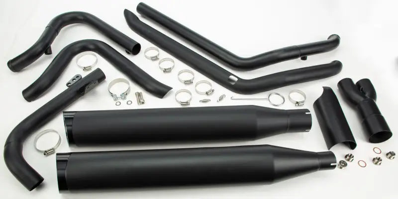 TBR Comp S 2in1 W/Ghost Touring M8 Black W/Black Slash End Cap for Powersports