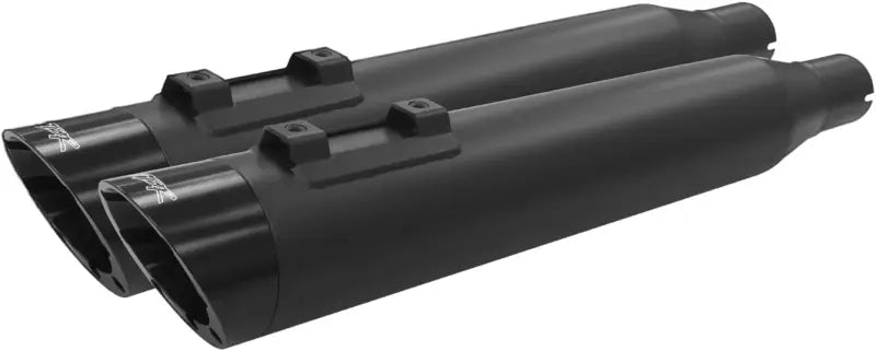 TBR Comp S Slip On Touring M8 Black W/Slash Black End Cap for Powersports