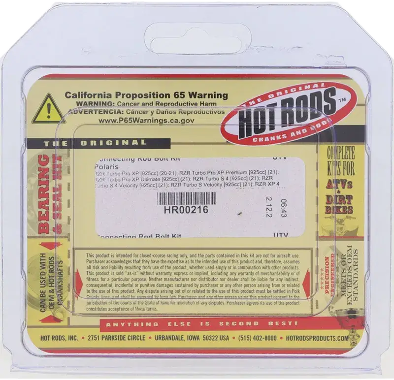 Connecting Rod Bolt Kit - RV and Auto Parts