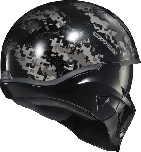 Covert X Digi Camo Open Face Helmet - Large - SCORPION EXO