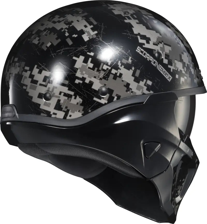 Covert X Open Face Helmet Digicamo 2x - SCORPION EXO