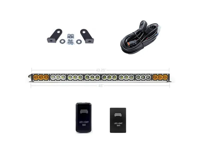 CR2711 Cali Raised Dual Function Amber/White Led Light