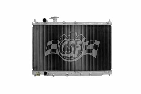 Silver aluminum Honda S2000 radiator for S2000 radiator replacement or upgrade