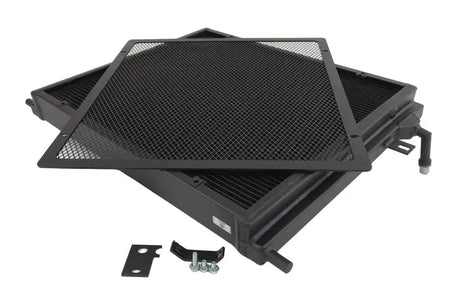 CSF BMW B58/B48 Front Mount Triple-Pass Heat Exchanger w/Rock Guard - Black - Truck & Automotive