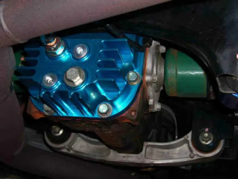 Cusco Cusco Rear Differential Cover Blue Increased Capacity Subaru Impreza WRX STi (R180 End)