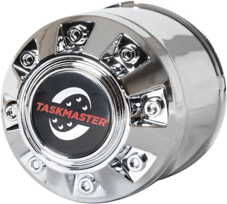Chrome Taskmaster hubcap for CXF104C Taskmaster Cap fits 15X5 5.5 wheels