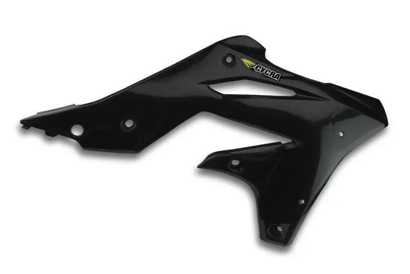 Cycra 13-16 Kawasaki KX250F Powerflow Radiator Shrouds - Black - RV and Auto Parts