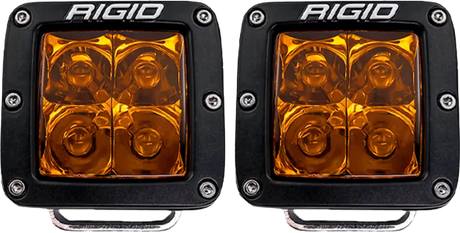RIGID D Series Spot Amber Pro Pair for Powersports