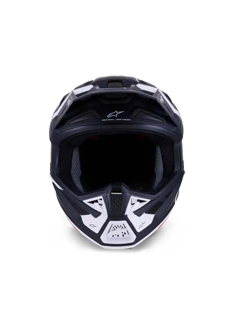 Sm7 Dasher Helmet Blk/Wht Matt Xl - ALPINESTARS