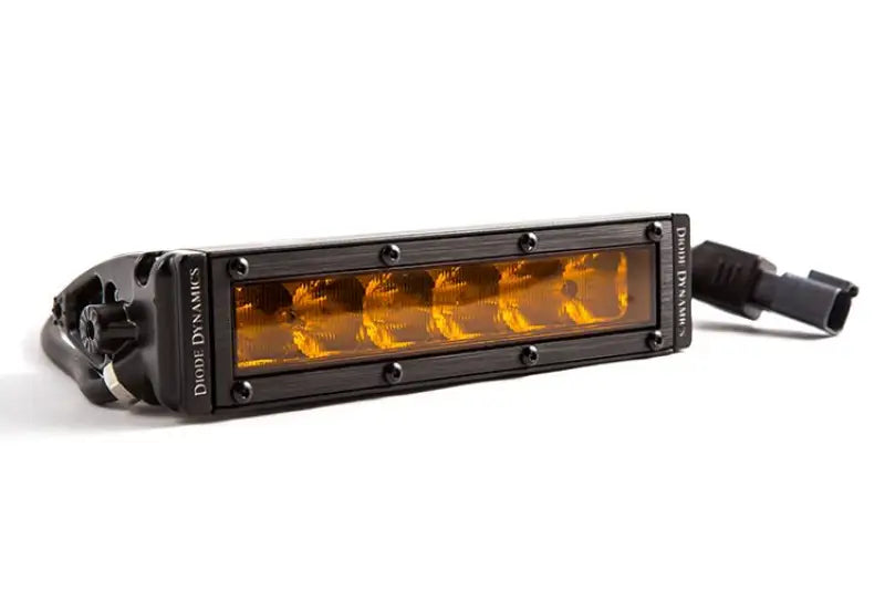 DD5036S Diode Dynamc Ss6 Amber Driving Light Bar (Single) - dynamic amber LED light bar with robust construction and versatile installation for enhanced visibility and safety.