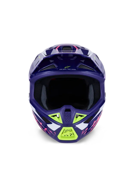 Sm7 Deed Helmet Purp/Pnk Glossy Sm - ALPINESTARS