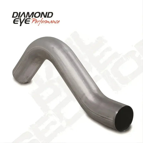 Diamond Eye TAILP 4in Exhaust for 7.3L F250/350 94-03 and 5.6L F250 03-07, Aluminized Steel, Single Exit Configuration, Part 161001 - 121025, CORS SS Finish