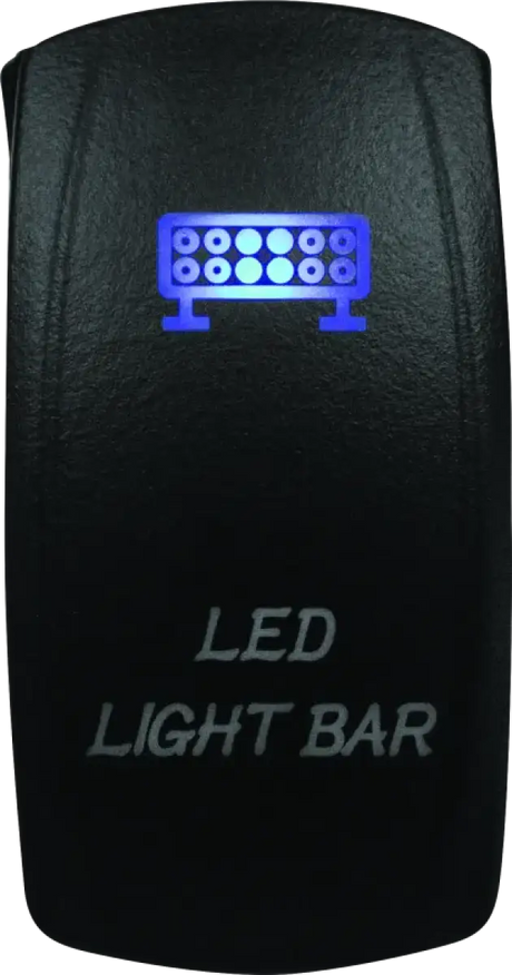 Illuminated LED light bar switch for DragonFire Racing lighted led light bar on/off blue