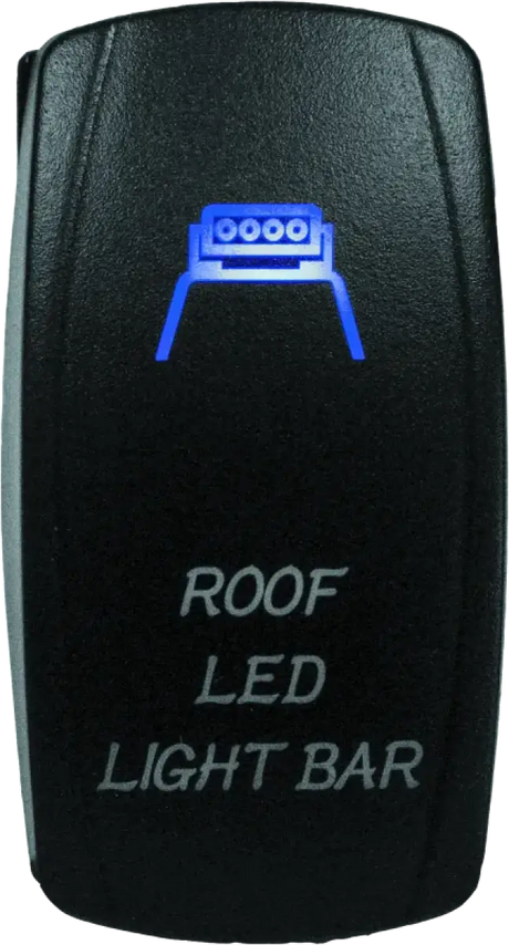 Illuminated roof light bar switch from DragonFire Racing Lighted Switch Roof Led On/Off Blue