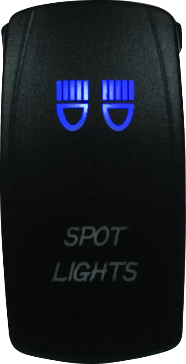 DragonFire Racing Lighted Switch Spot Light On/Off in blue for racing lighted switch use