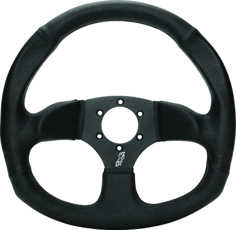 DragonFire Racing Steering Wheels - D-shaped- Suede- Iron Series- 0in offset - 522342 - Interior Accessories