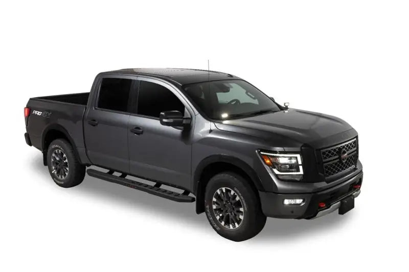 Driving/ Fog Light Mounting Bracket Bolt Mount; Texture Powder Coated; Mounts Two Light; Black; Stainless Steel; Set