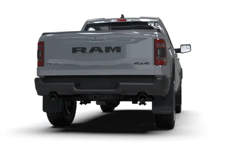 Rally Armor 19-24 Dodge Ram 1500 Rebel Black UR Mud Flap w/Red Logo - Rally Armor