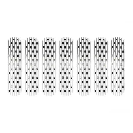 DV8 Offroad 2007-2018 Jeep JK Polished Grille Inserts - Bumpers
