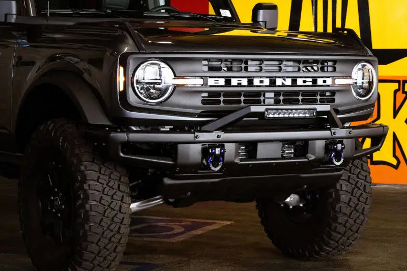 DV8 Offroad 21-22 Ford Bronco Factory Modular Front Bumper Bull Bar - Truck & Automotive