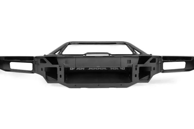 DV8 Offroad Spec Series Front Bumper for 2021-2023 Ford Bronco with winch mount, bull bar, and light mounts