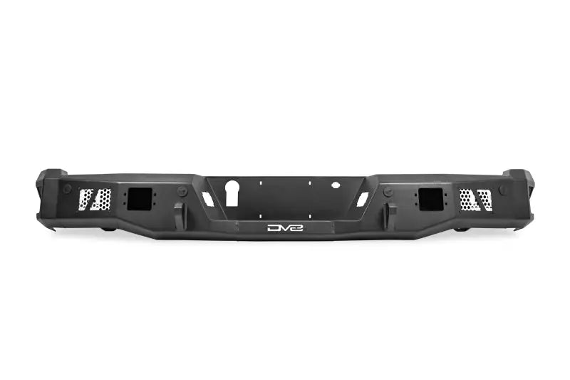 DV8 Offroad MTO Series Rear Bumper for 2021-2023 Ford F-150, Steel Construction, Dual Clevis Mounts, Aluminum Accent Panels, Utility Steps
