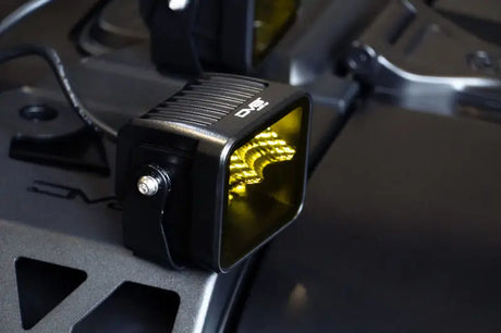 DV8 Offroad 3in Elite Series LED Amber Pod Light - Truck & Automotive