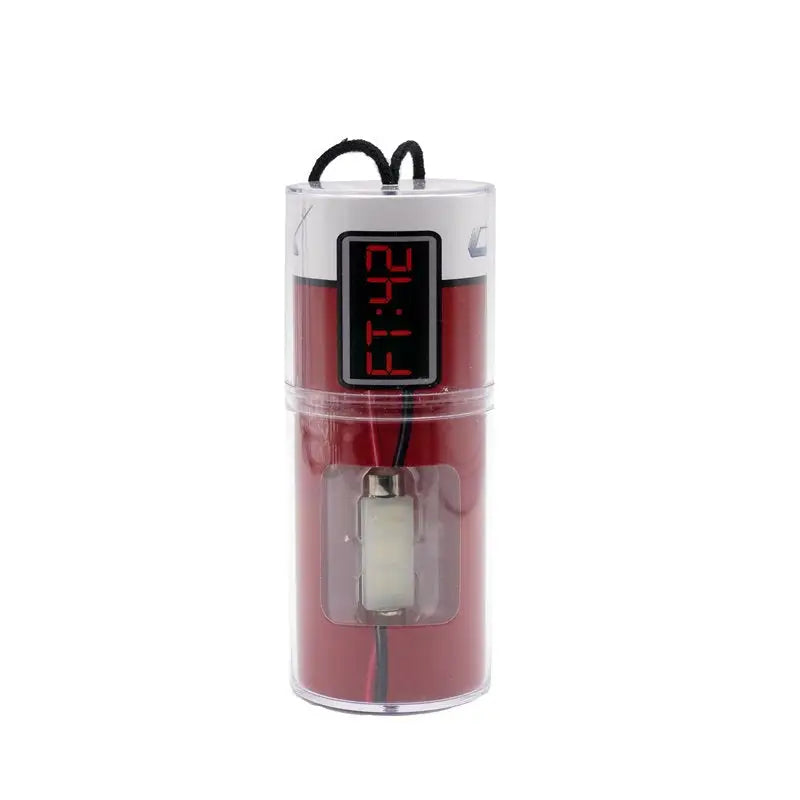 Red and white novelty bomb timer from the ODX DYNAMITE SERIES FESTOON 42MM