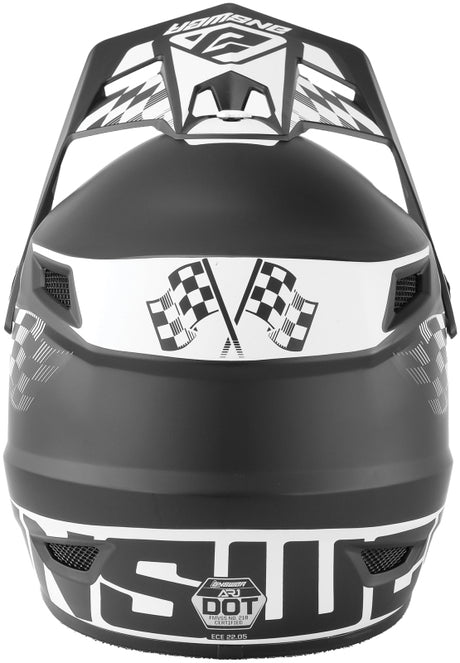 Answer AR1 Sweep Helmet Black/White - 2XL - Answer