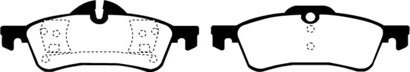 EBC 02-03 Mini Hardtop 1.6 Yellowstuff Rear Brake Pads - Truck & Automotive