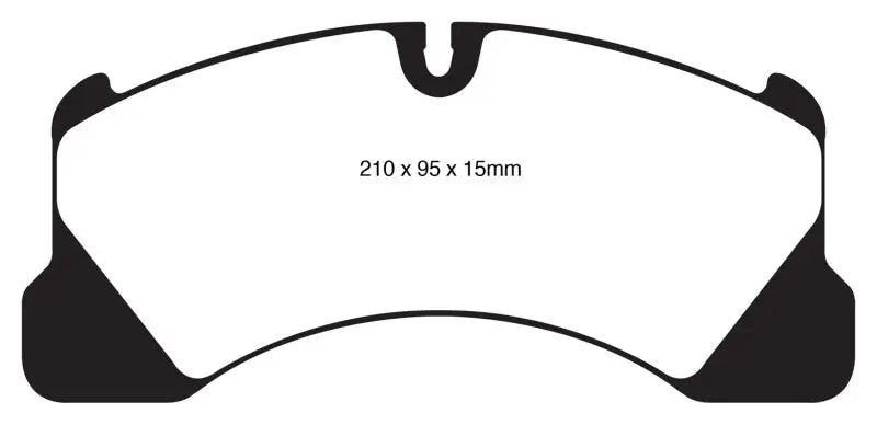 EBC 10 + Volkswagen Touareg 3.0 Supercharged Hybrid Redstuff Front Brake Pads - Truck & Automotive