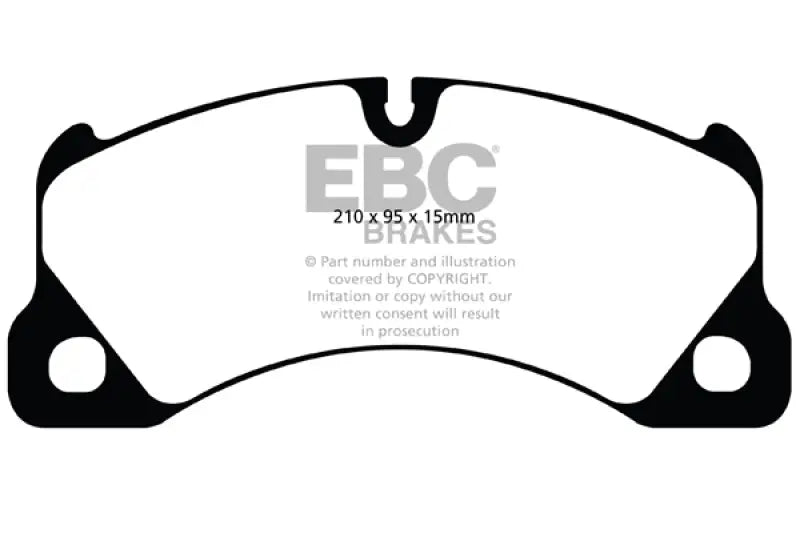EBC 10 + Volkswagen Touareg 3.0 Supercharged Hybrid Redstuff Front Brake Pads - Truck & Automotive