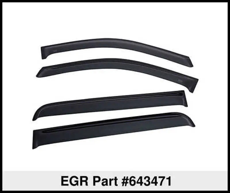 EGR 15+ Ford F150 Super Cab 15+ Tape-On Window Visors - Set of 4 - 643471