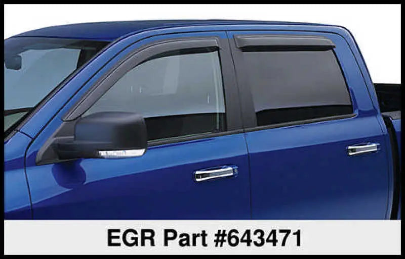 EGR 15+ Ford F150 Super Cab 15+ Tape-On Window Visors - Set of 4 - 643471