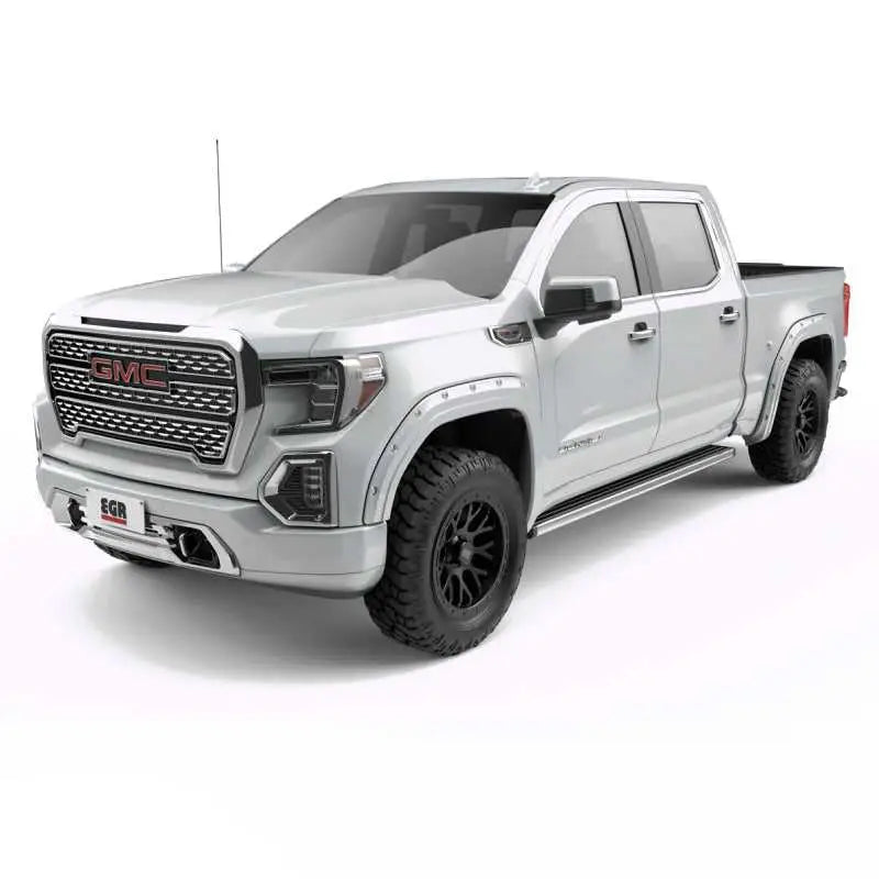 EGR EGR 19-23 Gmc Sierra 1500 Summit Traditional Bolt-On Look Fender Flares White Set Of 4