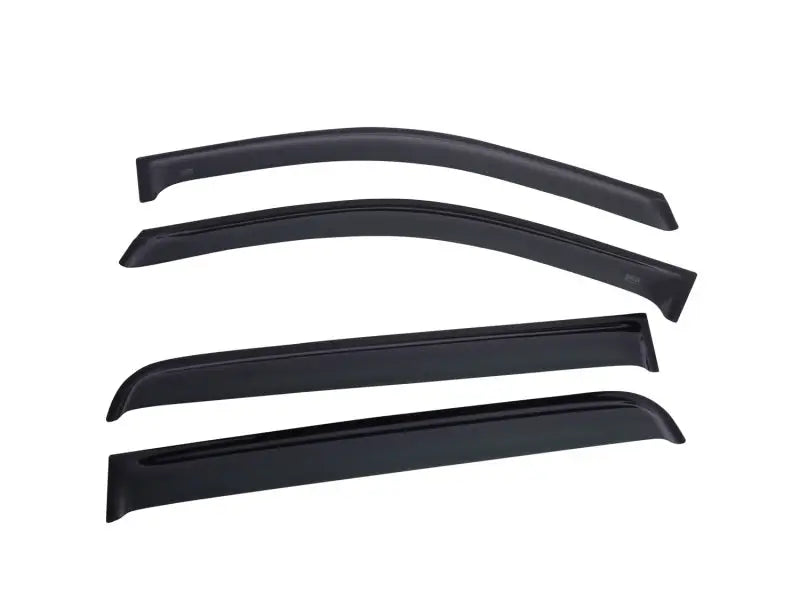 Dark car window visors for EGR 2019 Chevy 1500 Crew Cab in smoke finish