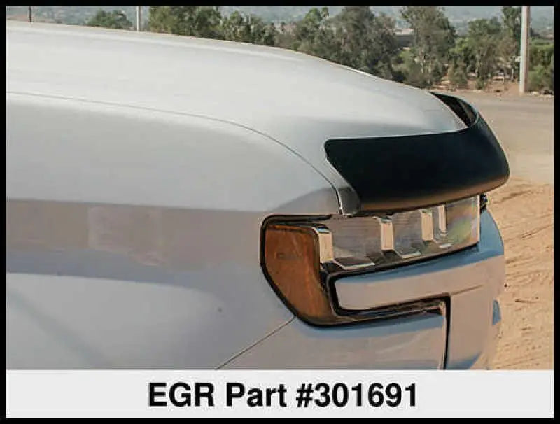 EGR 2019 Chevy 1500 Super Guard Hood Guard - Dark Smoke - RV and Auto Parts