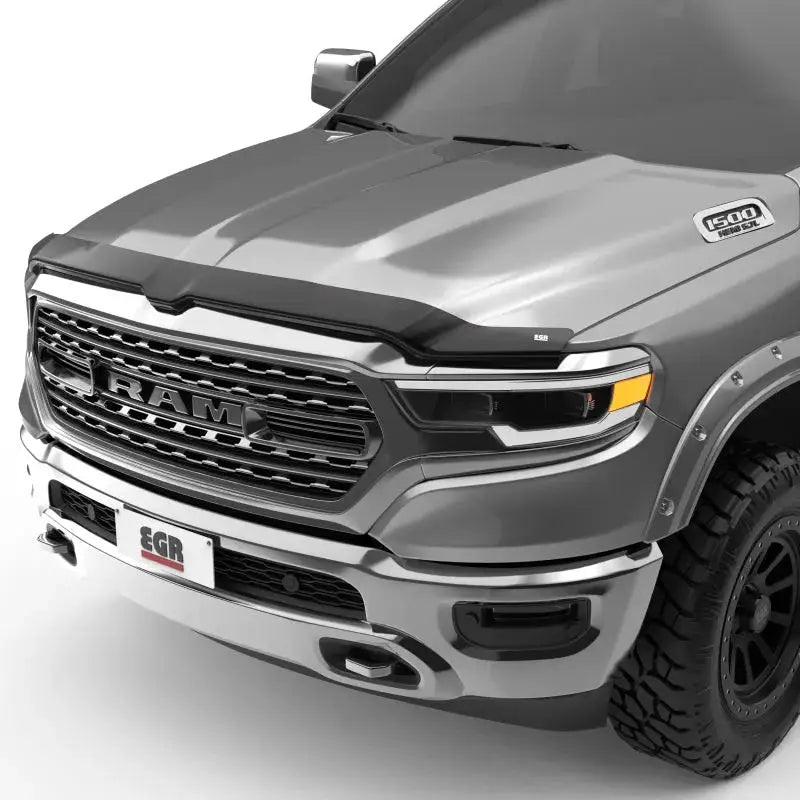 EGR 2019 Dodge Ram 1500 Superguard Hood Shield - Dark Smoke - Deflectors