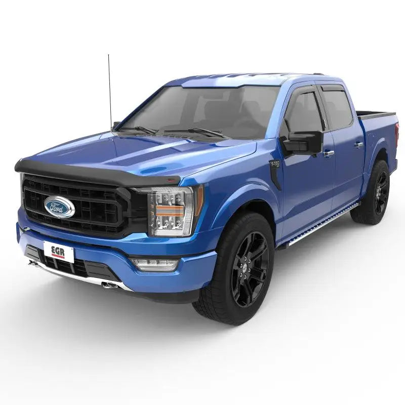 EGR 2021+ Ford F150 Superguard Hood Shield - Smoke (303581) - RV and Auto Parts