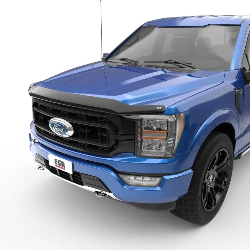 EGR 2021+ Ford F150 Superguard Hood Shield - Smoke (303581) - RV and Auto Parts
