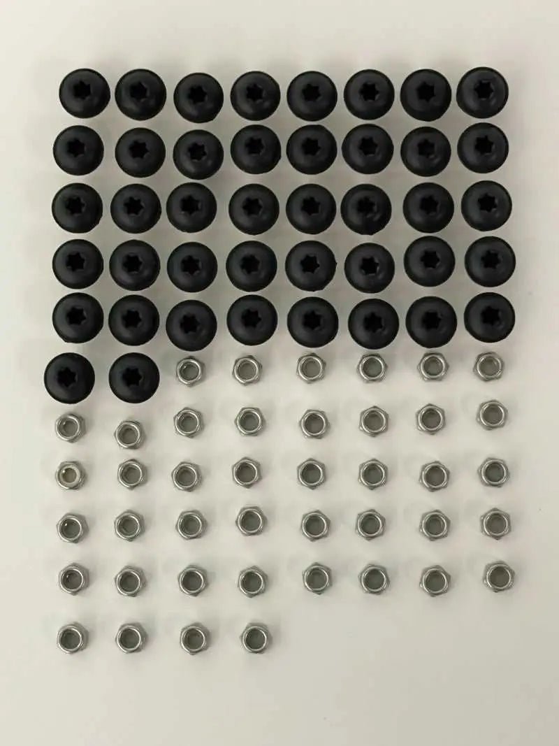 EGR EGR Black Stainless Steel Powdercoated Bolt Kit