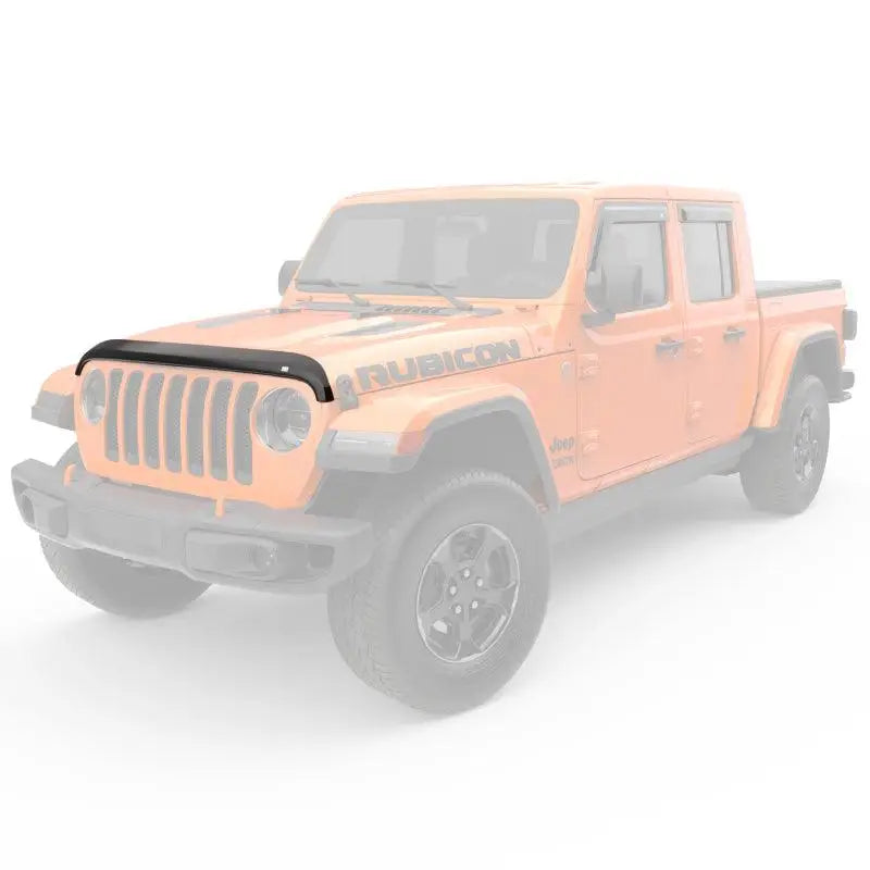 EGR Jeep 2018+ Wrangler / 2020+ Gladiator Superguard Hood Shield - Dark Smoke (305251) - RV and Auto Parts